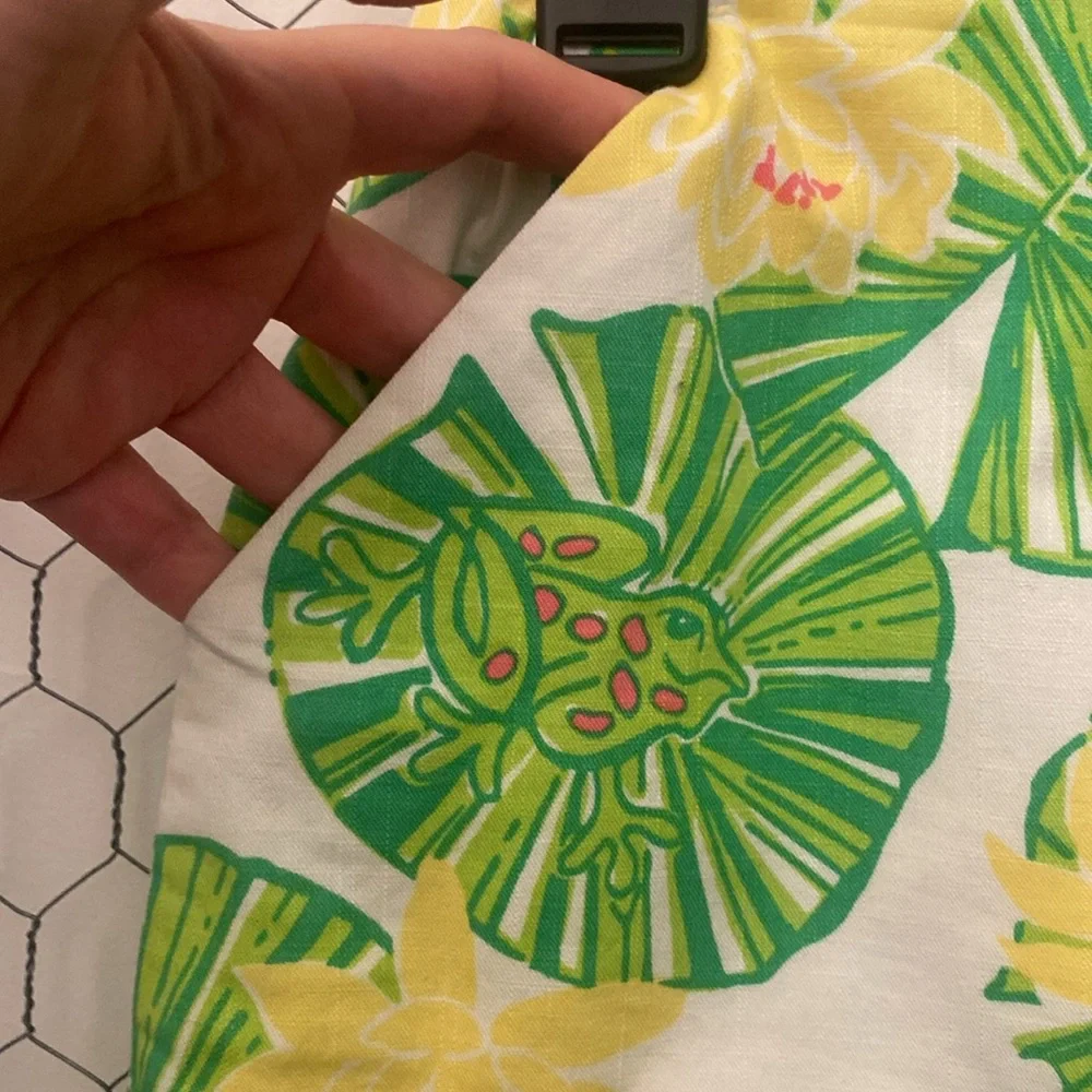 Lilly Pulitzer Hip Hop Hooray Lily Pad Mini Skirt